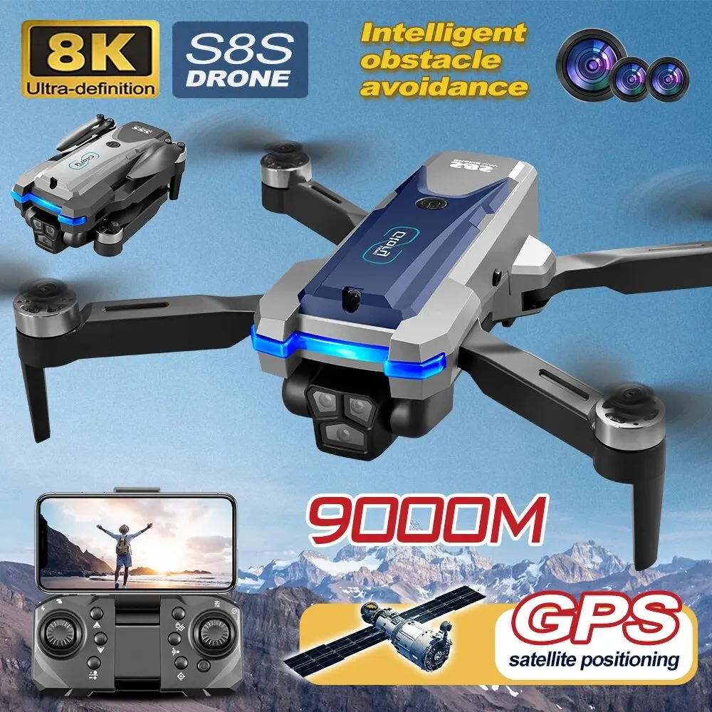 Rc Helicopter Case - S8S GPS Drone 5G Wifi 8K