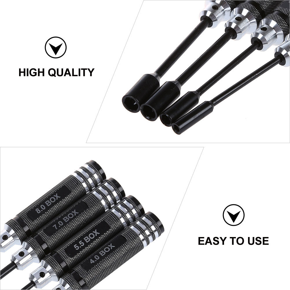 4Pcs Hex Socket Screwdriver Se - огляд і ціна Rc Helicopter Tool Kit