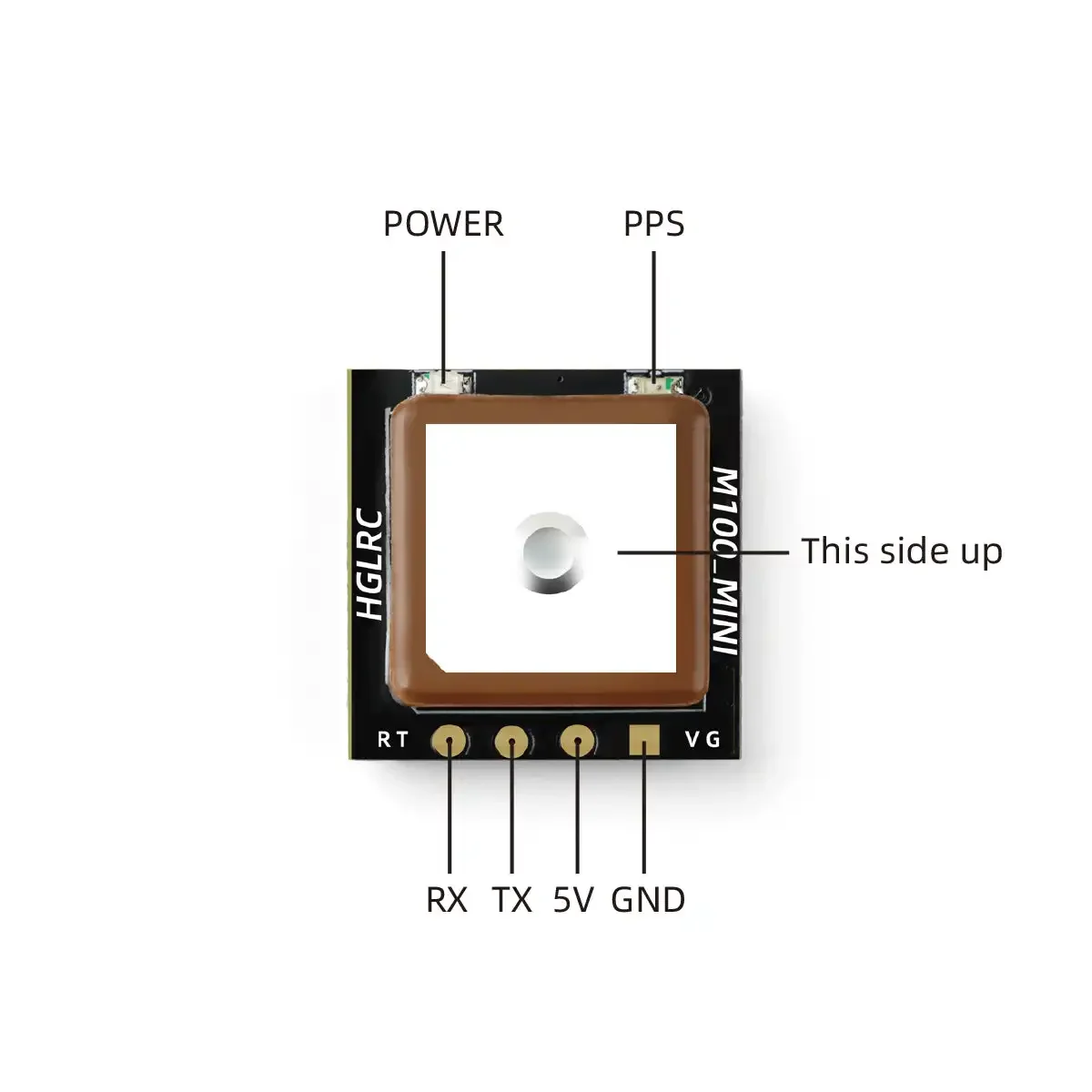 HGLRC M100 Mini GPS Module M10 - огляд і ціна Rc Helicopter Parts