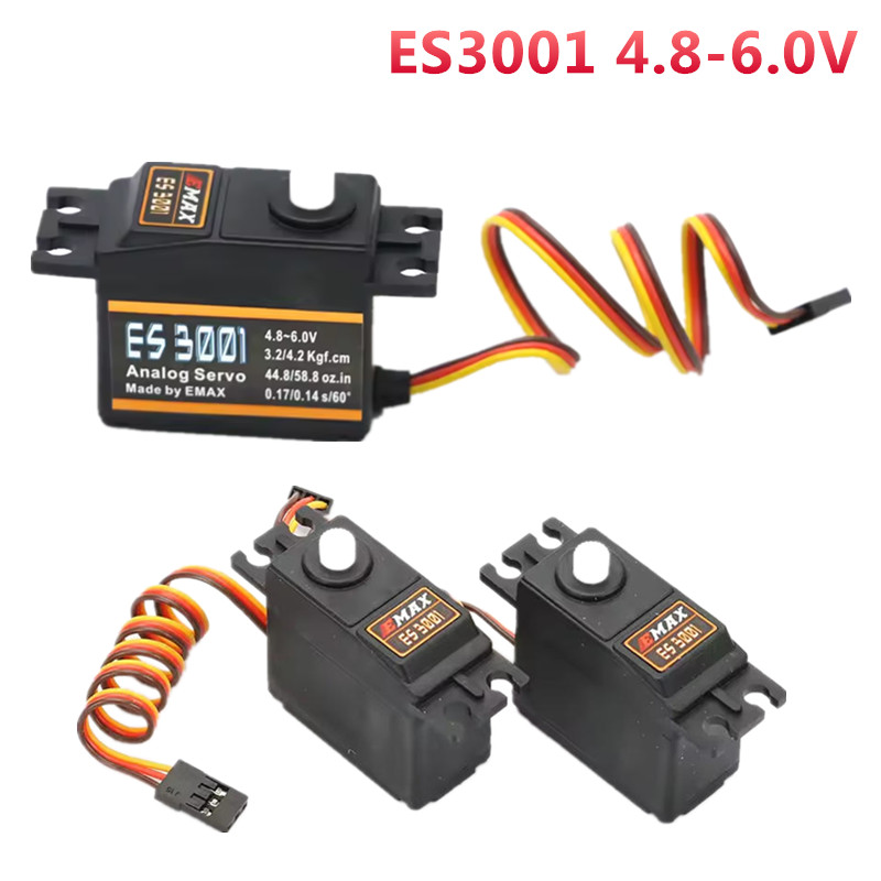 1/4PCS EMAX ES3001 4.8-6.0V 37 - огляд і ціна Rc Helicopter Servo