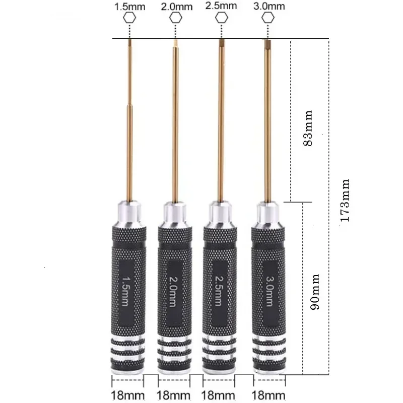 0.9/1.27/ 1.3/ 1.5/ 2.0/ 2.5/  - огляд і ціна Rc Helicopter Tool Kit